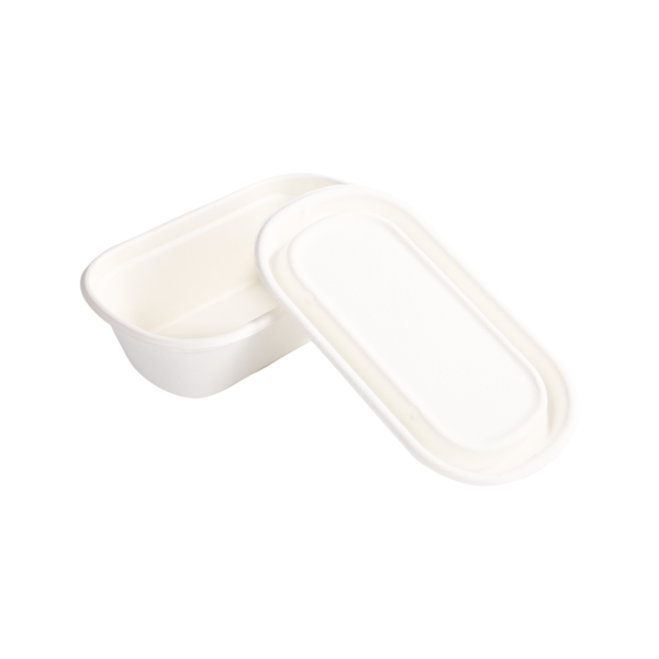 经济实惠950ml 带盖单格容器